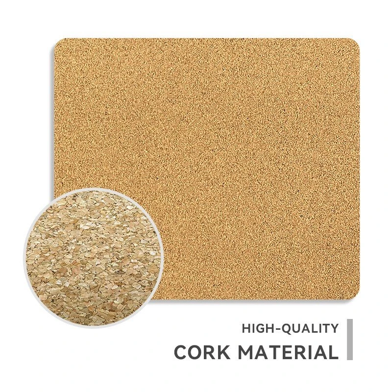 Cork Rubber Office Mouse Pad factory